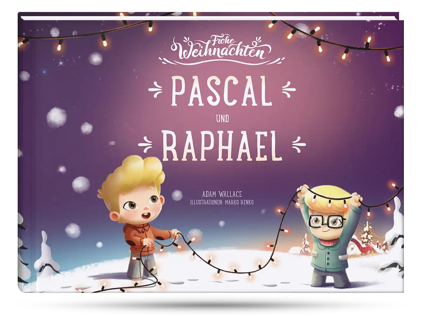 Das schönste Weihnachtsgeschenk für zwei Brüder von Hurra Helden ist das personalisierte Buch.